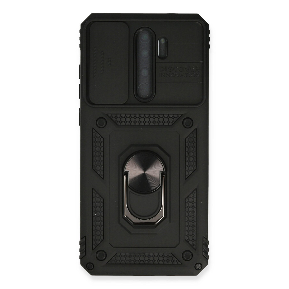 Newface Xiaomi Redmi Note 8 Pro Kılıf Pars Lens Yüzüklü Silikon - Siyah — görsel 7