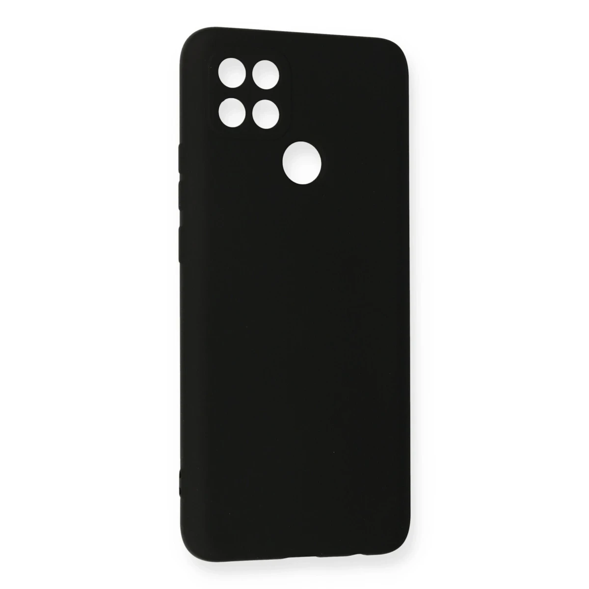Newface Oppo A15 Kılıf Nano içi Kadife Silikon - Siyah — görsel 5