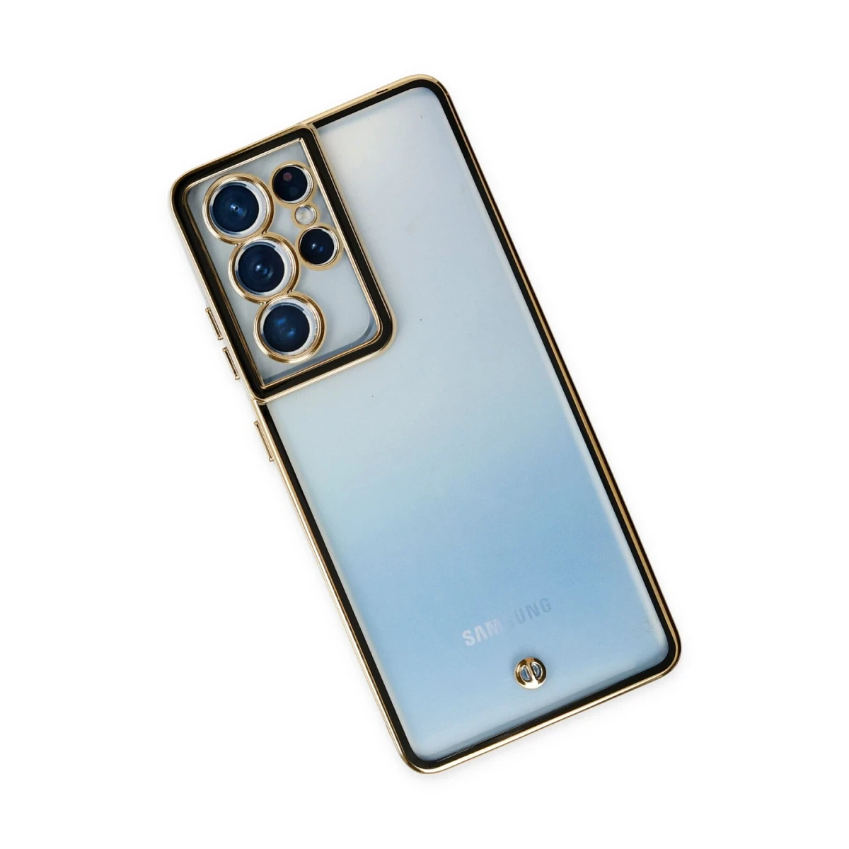 Newface Samsung Galaxy S21 Ultra Kılıf Liva Lens Silikon - Siyah — görsel 7