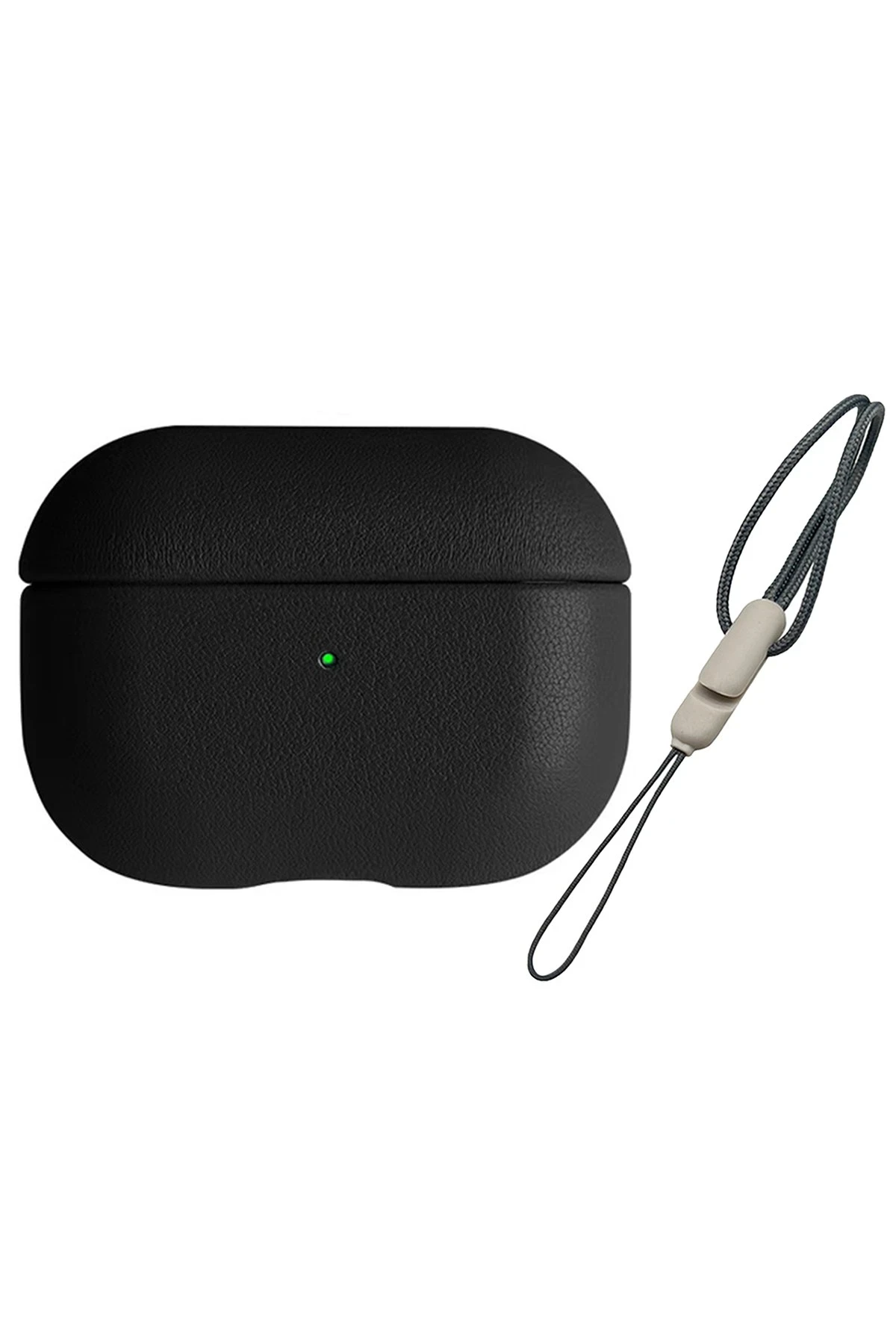 Newface Apple Airpods Pro 2 (2.nesil) 405 Deri Kılıf - Siyah