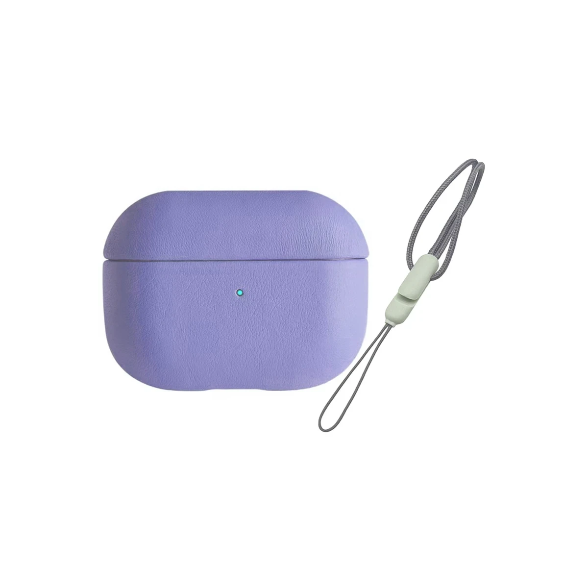 Apple Airpods Pro 2 (2.nesil) 405 Deri Kılıf - Lila