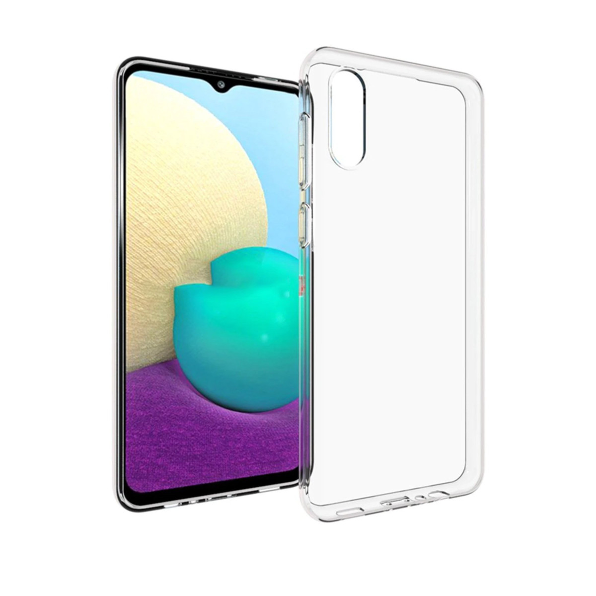 Newface Samsung Galaxy A02 Kılıf Lüx Şeffaf Silikon — görsel 10