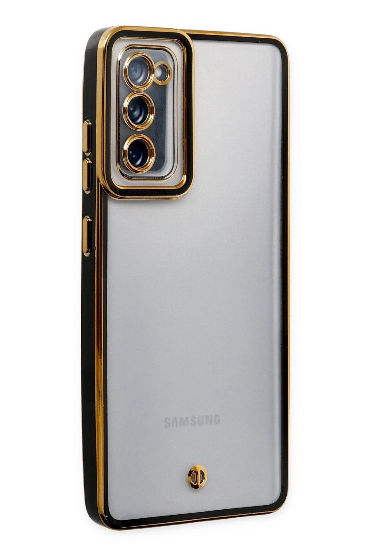 Newface Samsung Galaxy S20 FE Kılıf Liva Lens Silikon - Siyah