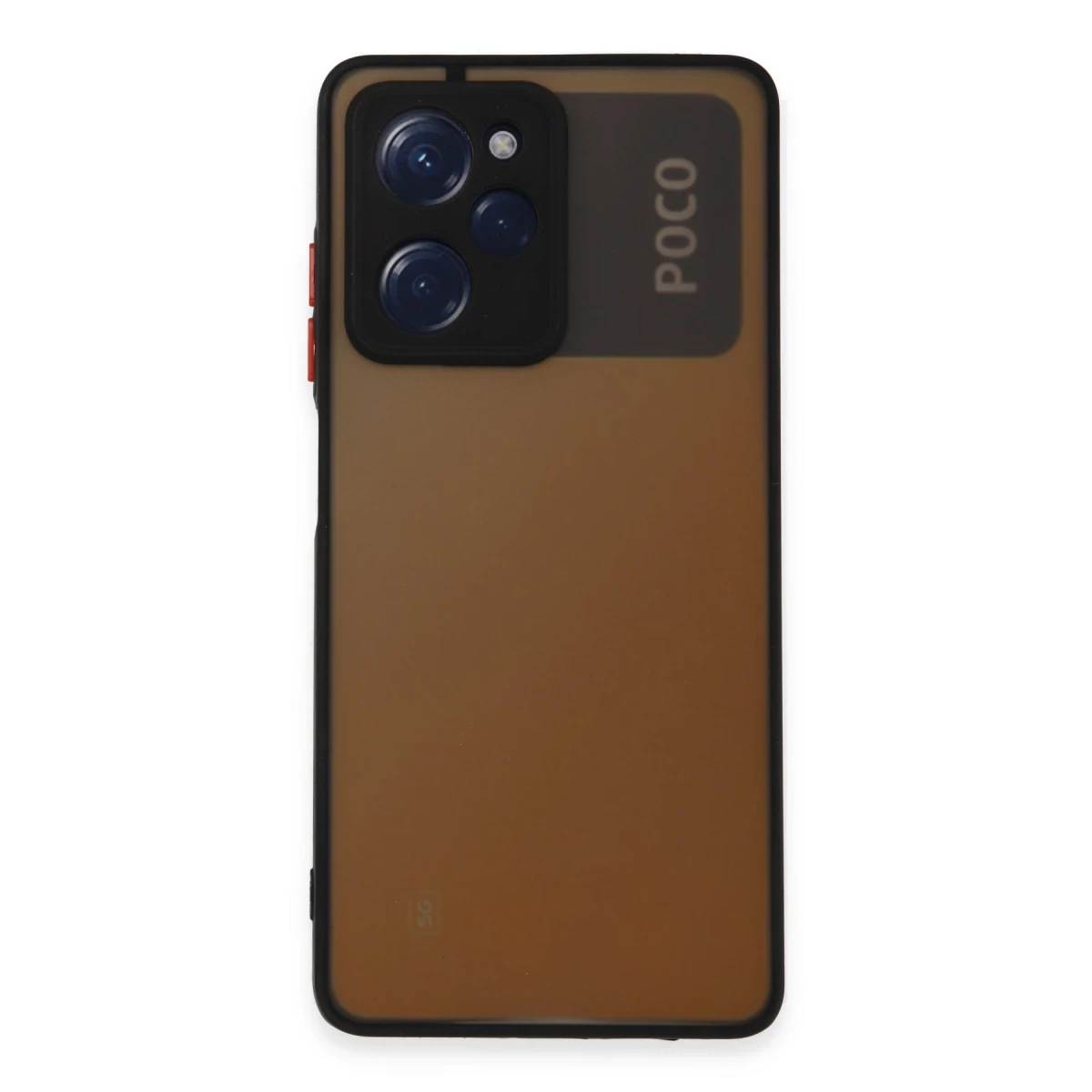 Newface Xiaomi Poco X5 Pro 5G Kılıf Montreal Silikon Kapak - Siyah — görsel 7