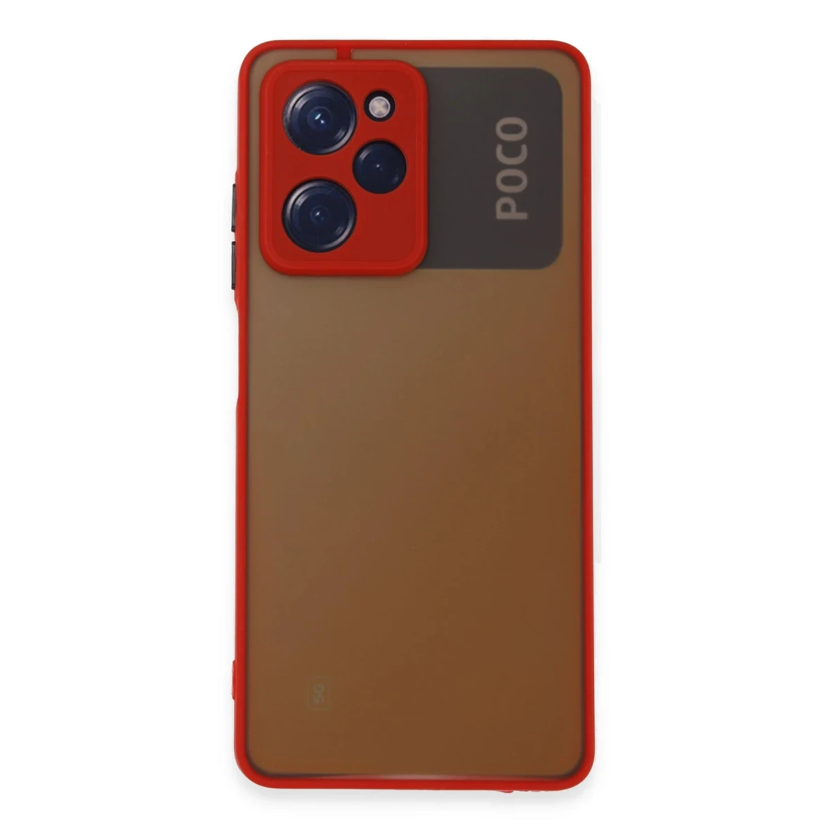 Newface Xiaomi Poco X5 Pro 5G Kılıf Montreal Silikon Kapak - Kırmızı
