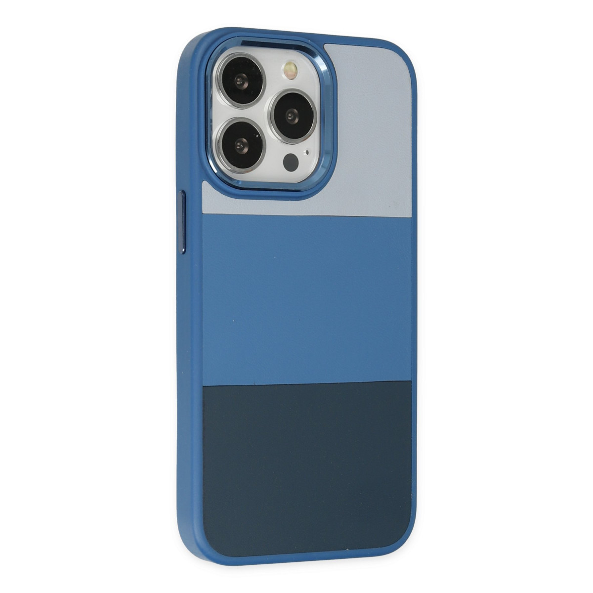 Newface Apple iPhone 13 Pro Kılıf King Kapak - Açık Mavi-Lacivert — görsel 10