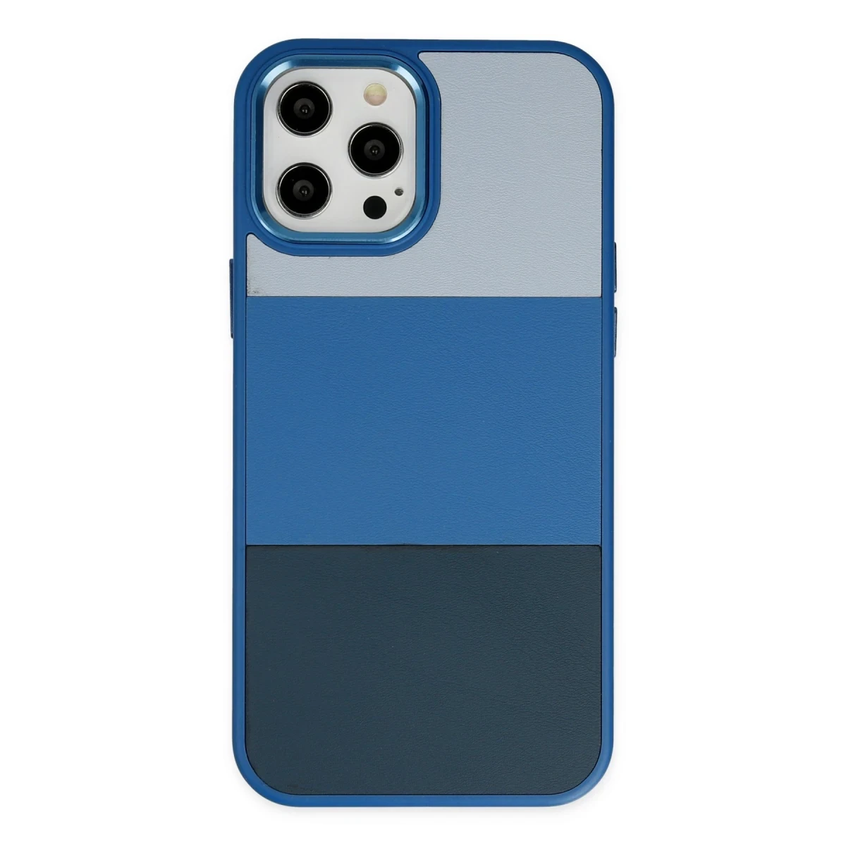Newface Apple iPhone 12 Pro Max Kılıf King Kapak - Açık Mavi-Lacivert — görsel 5