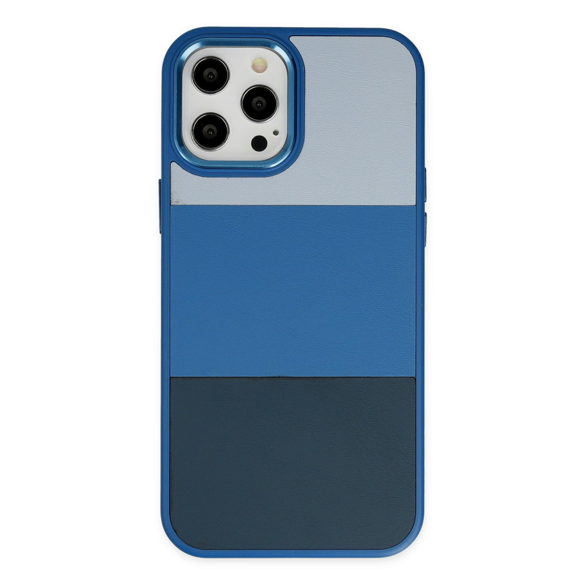 Newface Apple iPhone 12 Pro Max Kılıf King Kapak - Açık Mavi-Lacivert — görsel 9