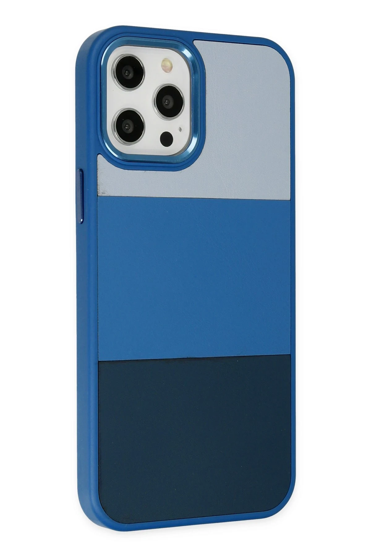 Newface Apple iPhone 12 Pro Max Kılıf King Kapak - Açık Mavi-Lacivert — görsel 2