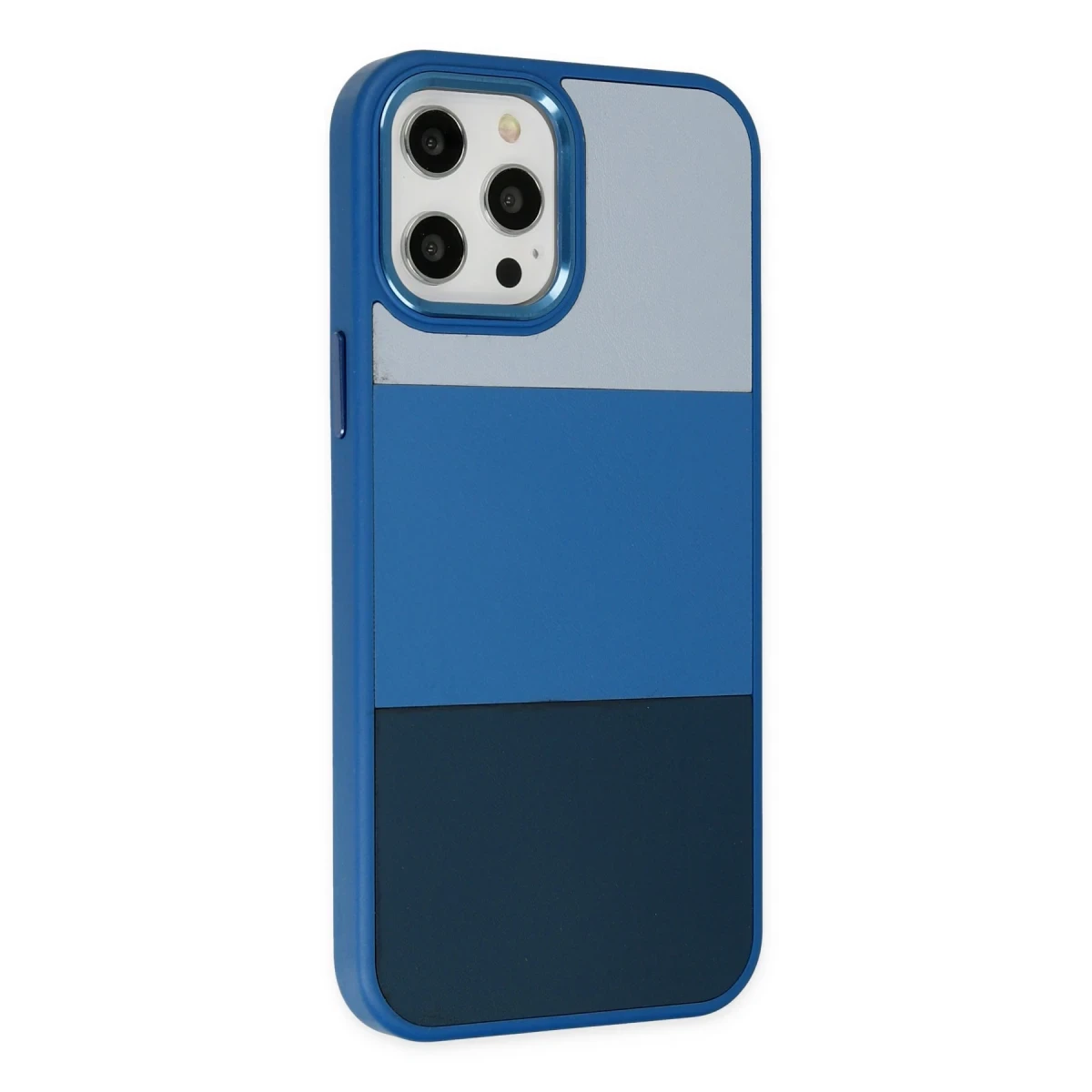 Newface Apple iPhone 12 Pro Max Kılıf King Kapak - Açık Mavi-Lacivert — görsel 6