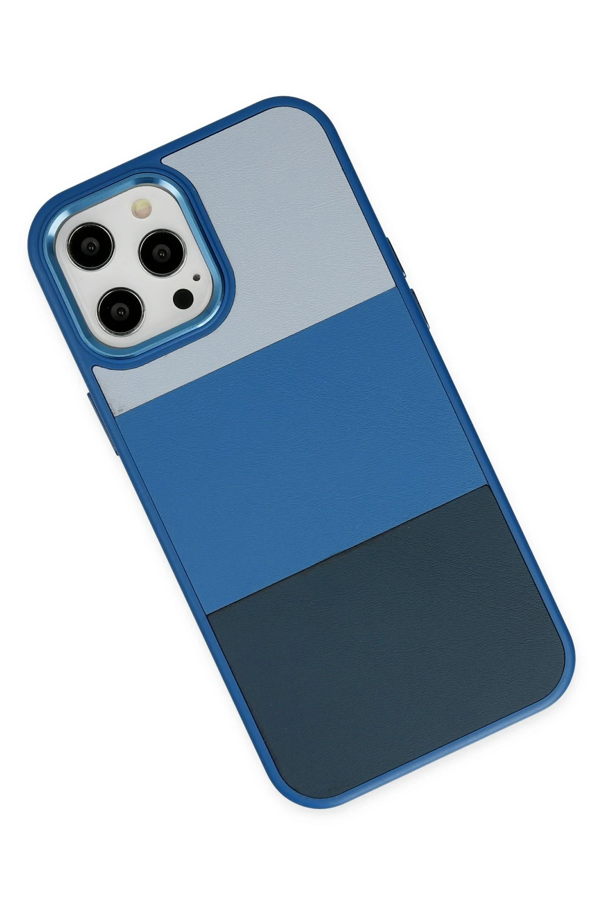 Newface Apple iPhone 12 Pro Max Kılıf King Kapak - Açık Mavi-Lacivert — görsel 3