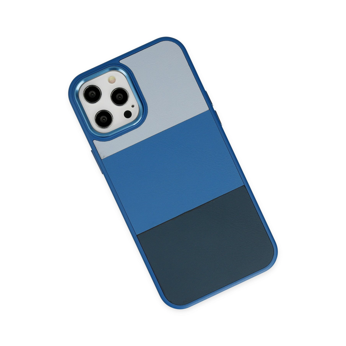 Newface Apple iPhone 12 Pro Max Kılıf King Kapak - Açık Mavi-Lacivert — görsel 11