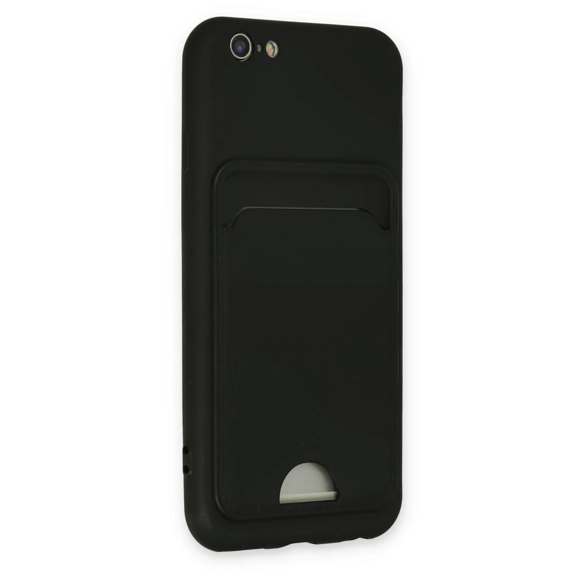 Newface Apple iPhone 6 Kılıf Kelvin Kartvizitli Silikon - Siyah — görsel 5