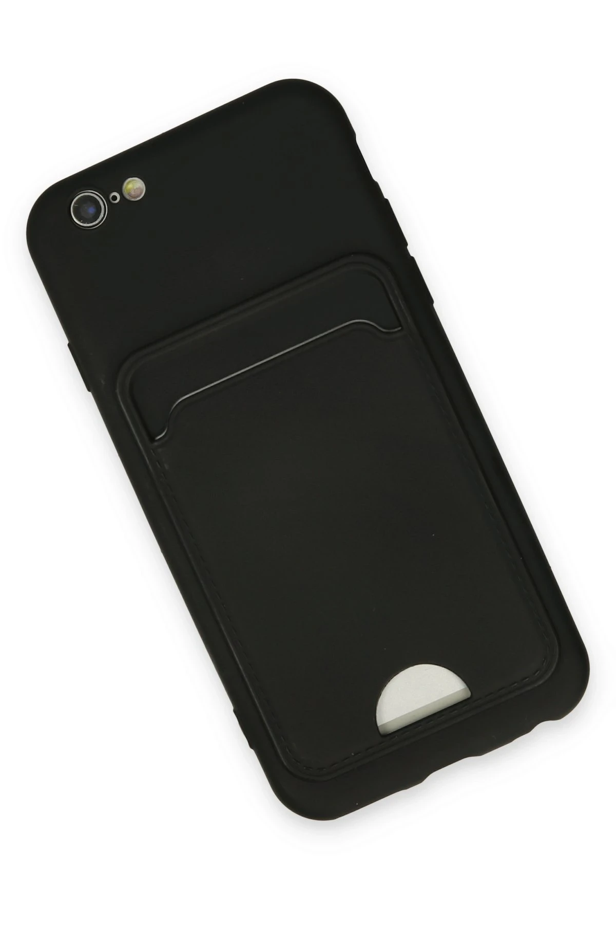 Newface Apple iPhone 6 Kılıf Kelvin Kartvizitli Silikon - Siyah — görsel 3