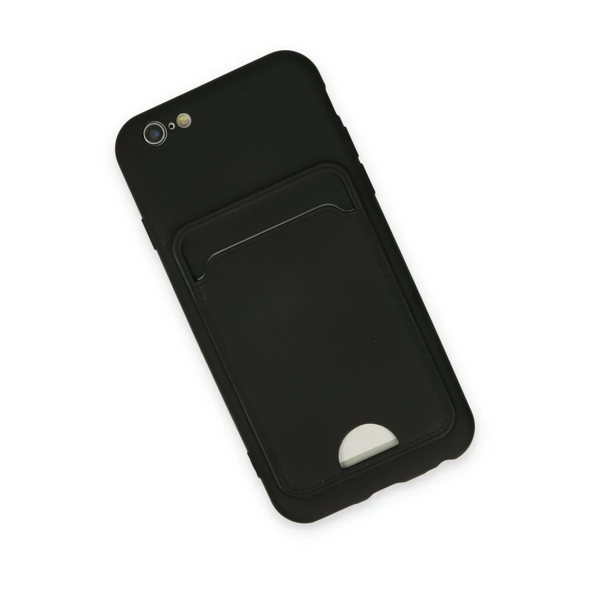 Newface Apple iPhone 6 Kılıf Kelvin Kartvizitli Silikon - Siyah — görsel 6