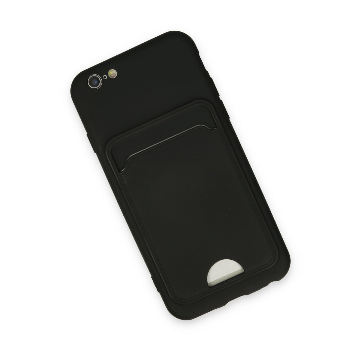 Newface Apple iPhone 6 Kılıf Kelvin Kartvizitli Silikon - Siyah — görsel 9
