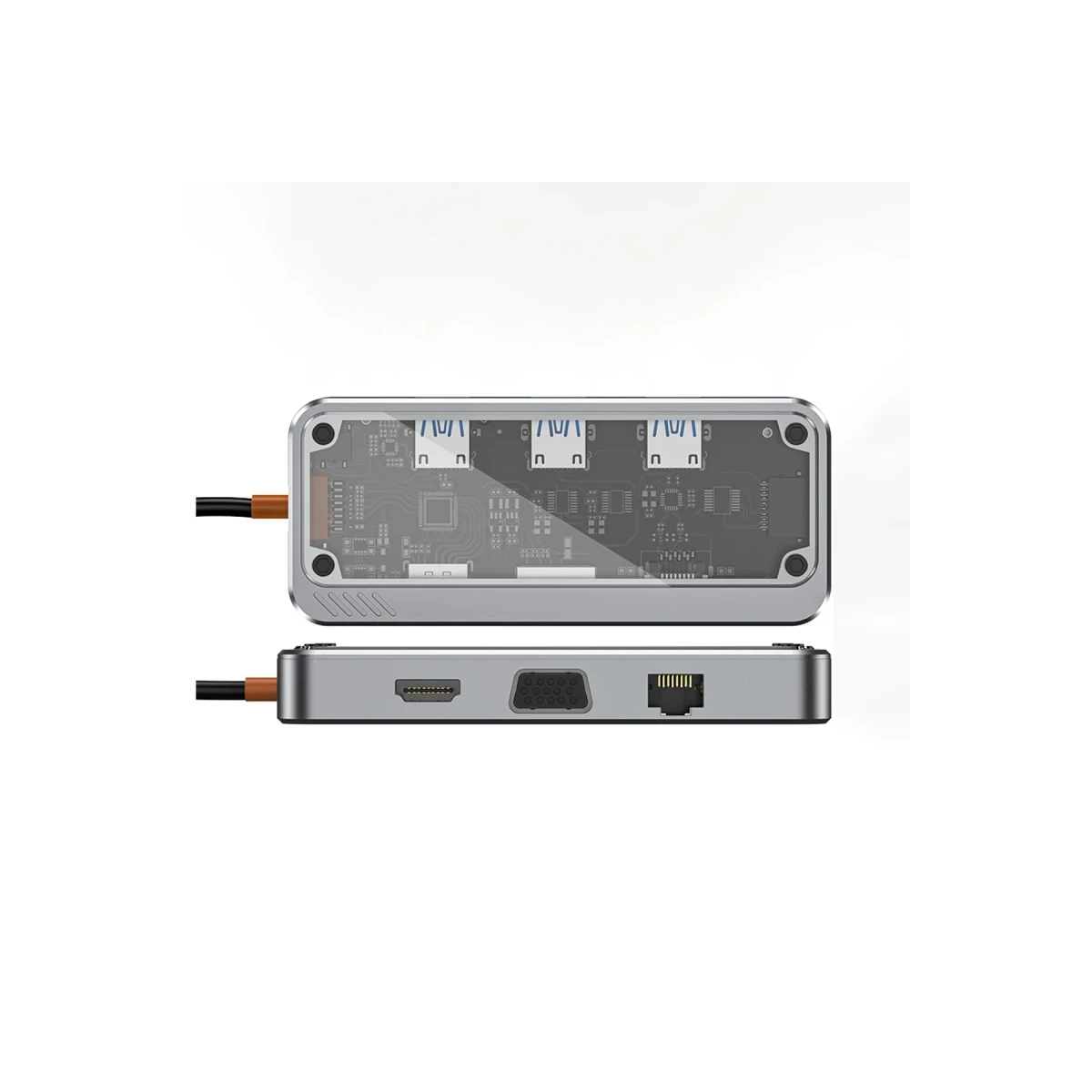 Newface Dönüştürücü 10in1 Hub SW10V - Gri — görsel 10