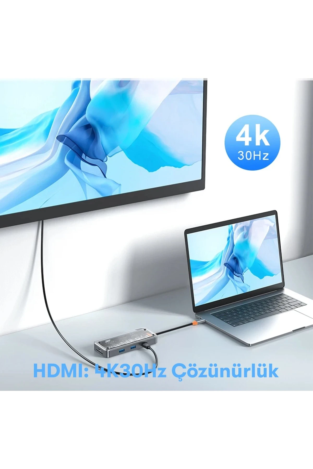Newface Dönüştürücü 10in1 Hub SW10V - Gri — görsel 4