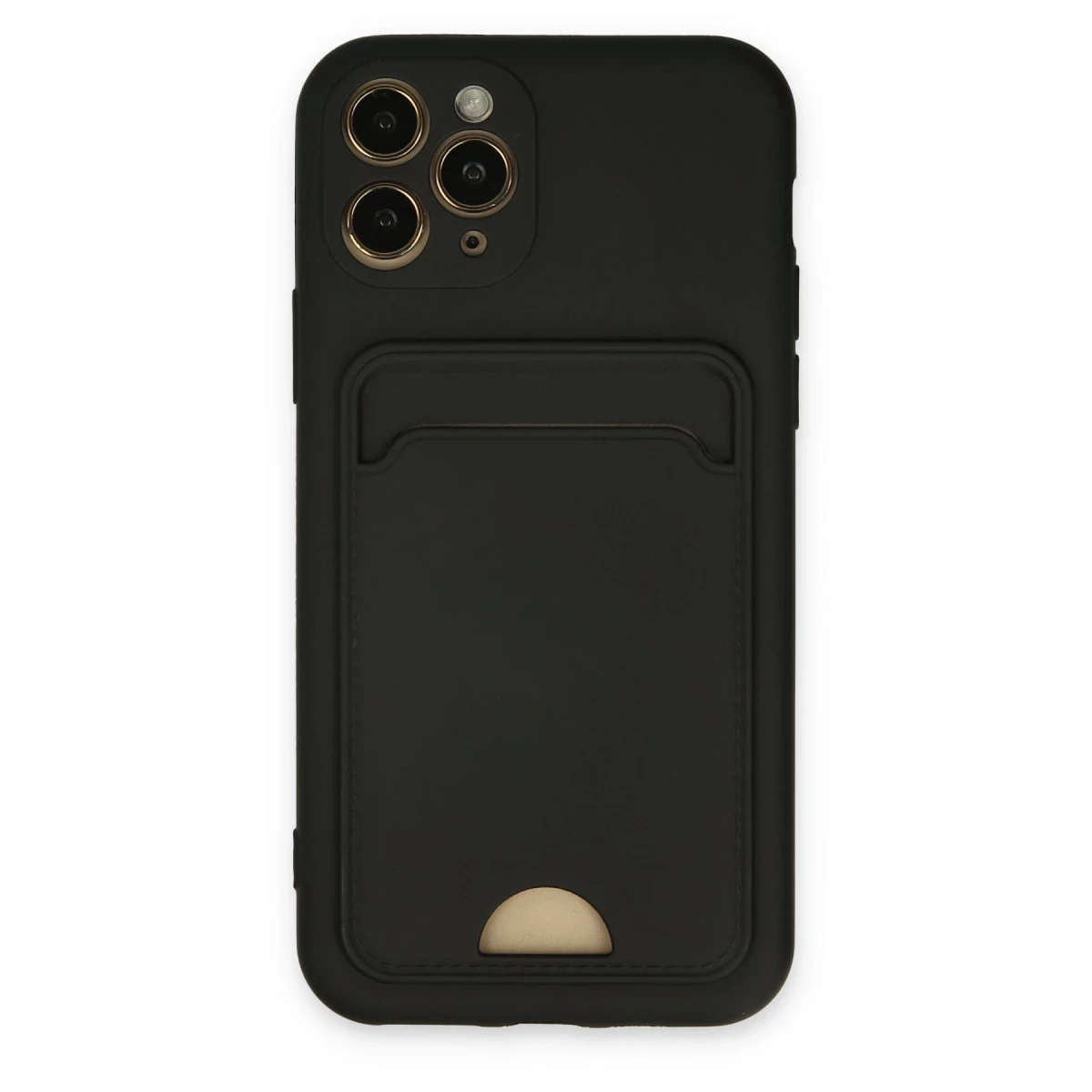 Newface Apple iPhone 11 Pro Kılıf Kelvin Kartvizitli Silikon - Siyah — görsel 4