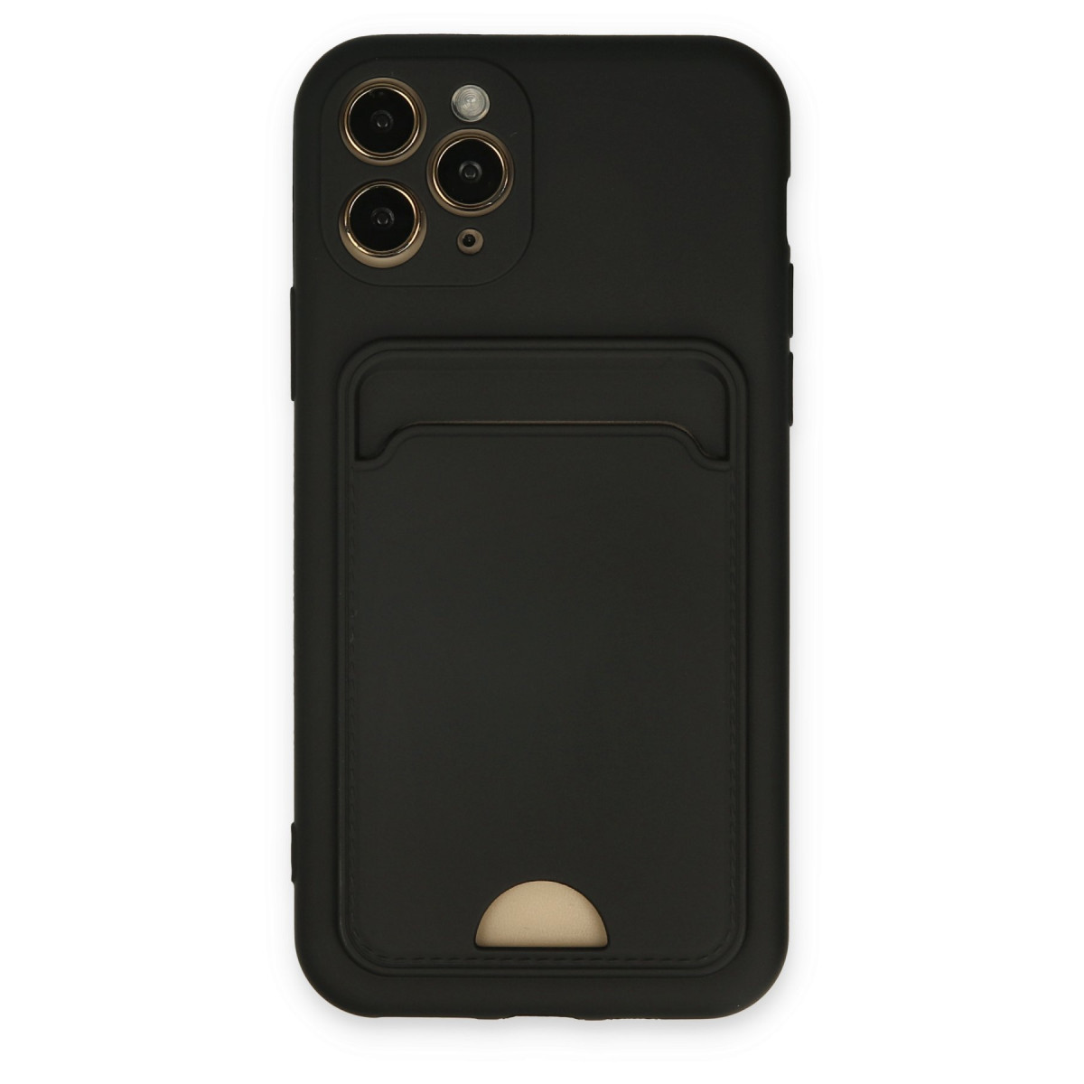 Newface Apple iPhone 11 Pro Kılıf Kelvin Kartvizitli Silikon - Siyah — görsel 7