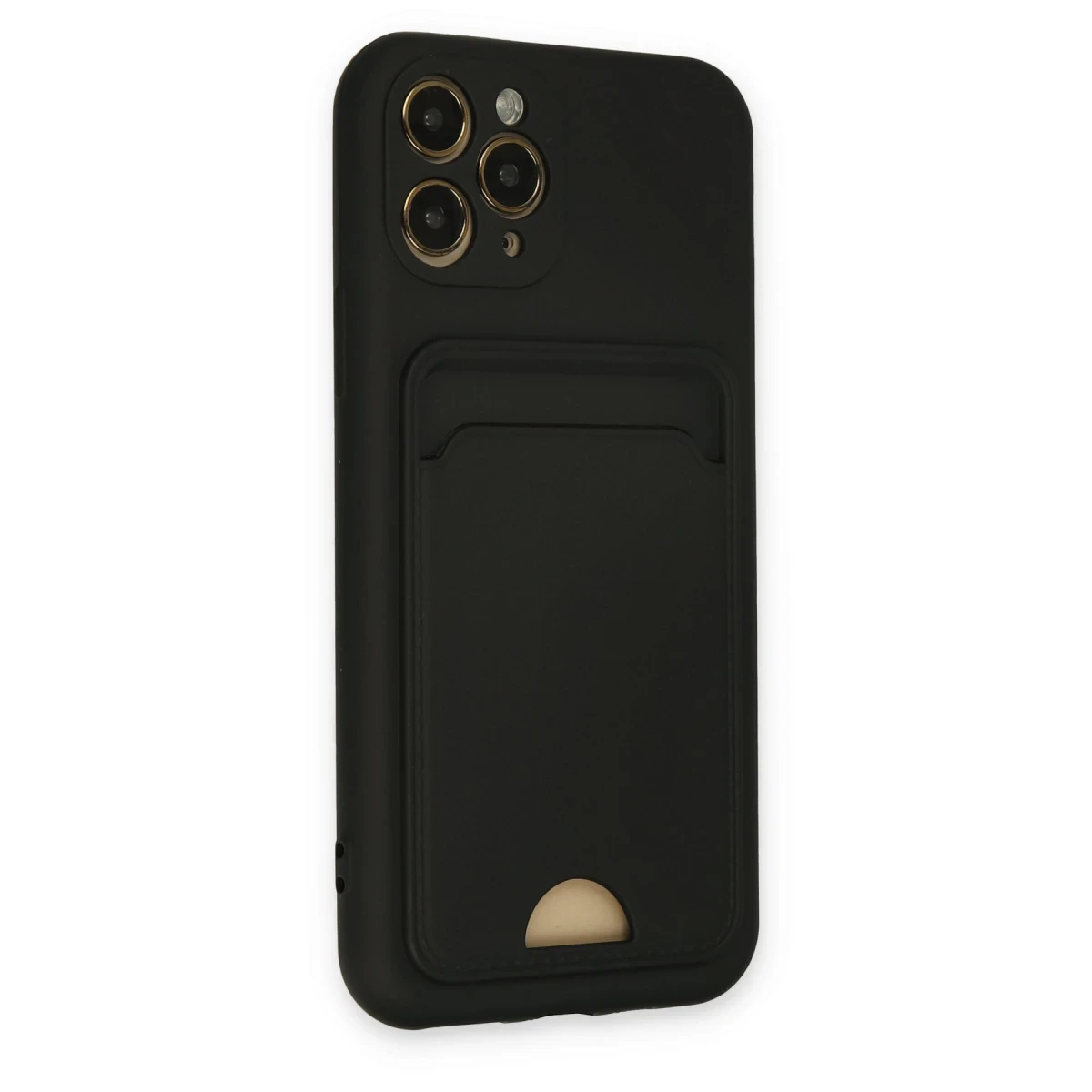 Newface Apple iPhone 11 Pro Kılıf Kelvin Kartvizitli Silikon - Siyah — görsel 5