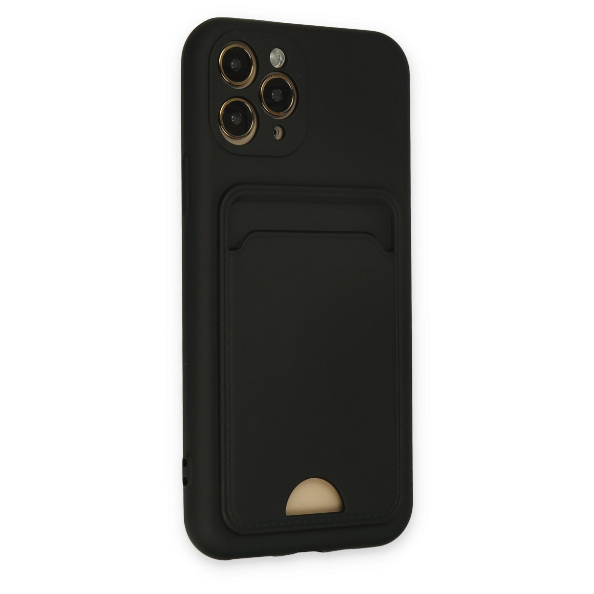 Newface Apple iPhone 11 Pro Kılıf Kelvin Kartvizitli Silikon - Siyah — görsel 8