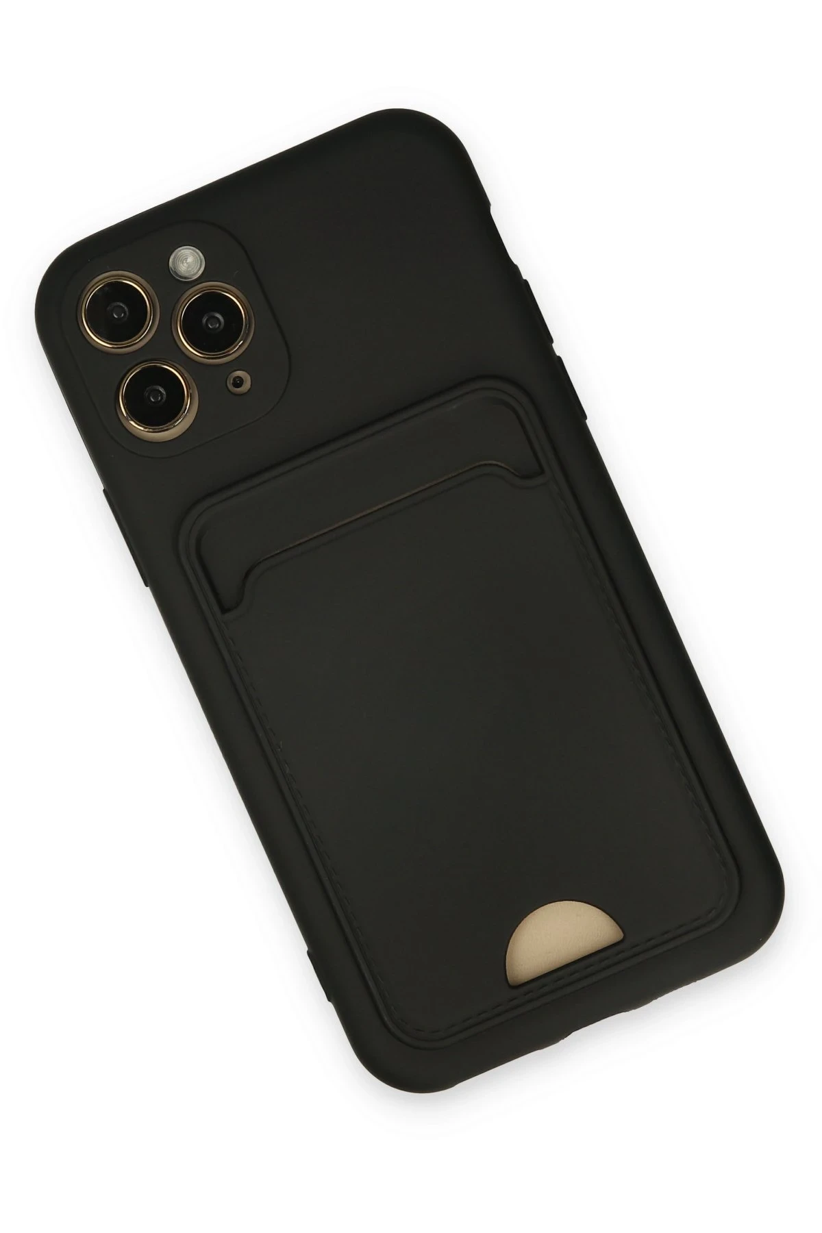 Newface Apple iPhone 11 Pro Kılıf Kelvin Kartvizitli Silikon - Siyah — görsel 3