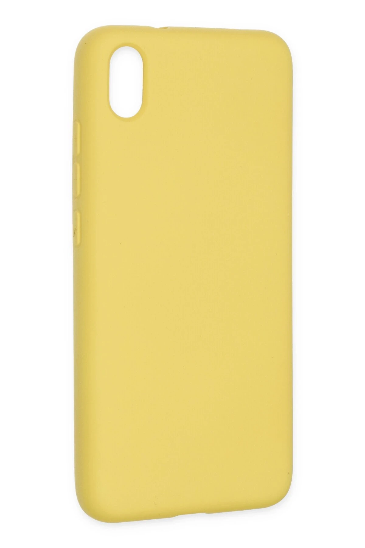 Newface Xiaomi Redmi 7A Kılıf Nano içi Kadife Silikon - Sarı — görsel 3
