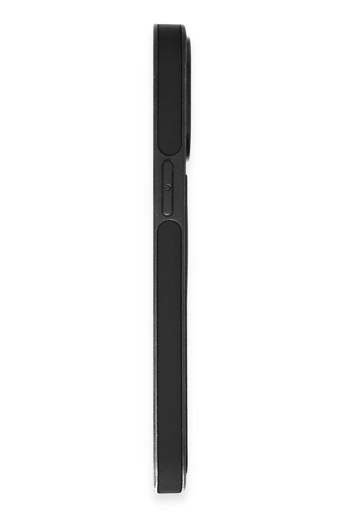 Newface Apple iPhone 14 Pro Kılıf Ozzi Magsafe Deri Kapak - Siyah — görsel 4