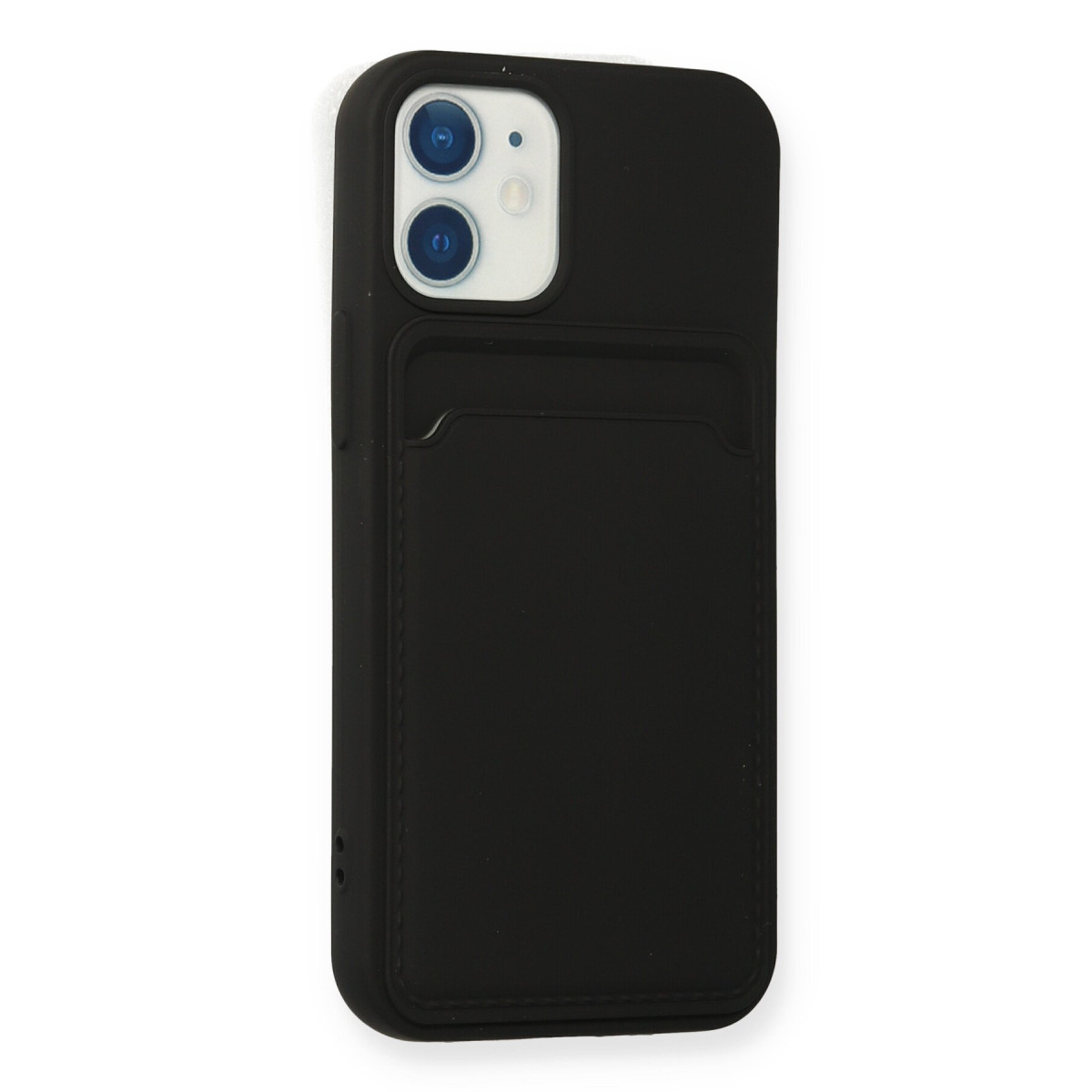 Newface Apple iPhone 12 Mini Kılıf Kelvin Kartvizitli Silikon - Siyah — görsel 8