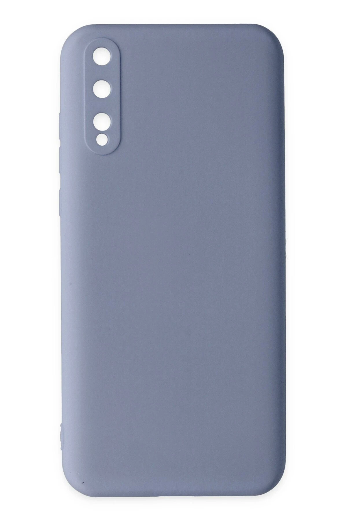 Newface Huawei P Smart S Kılıf Nano içi Kadife Silikon - Gri