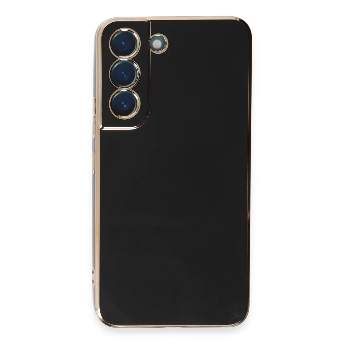 Newface Samsung Galaxy S21 Kılıf Volet Silikon - Siyah