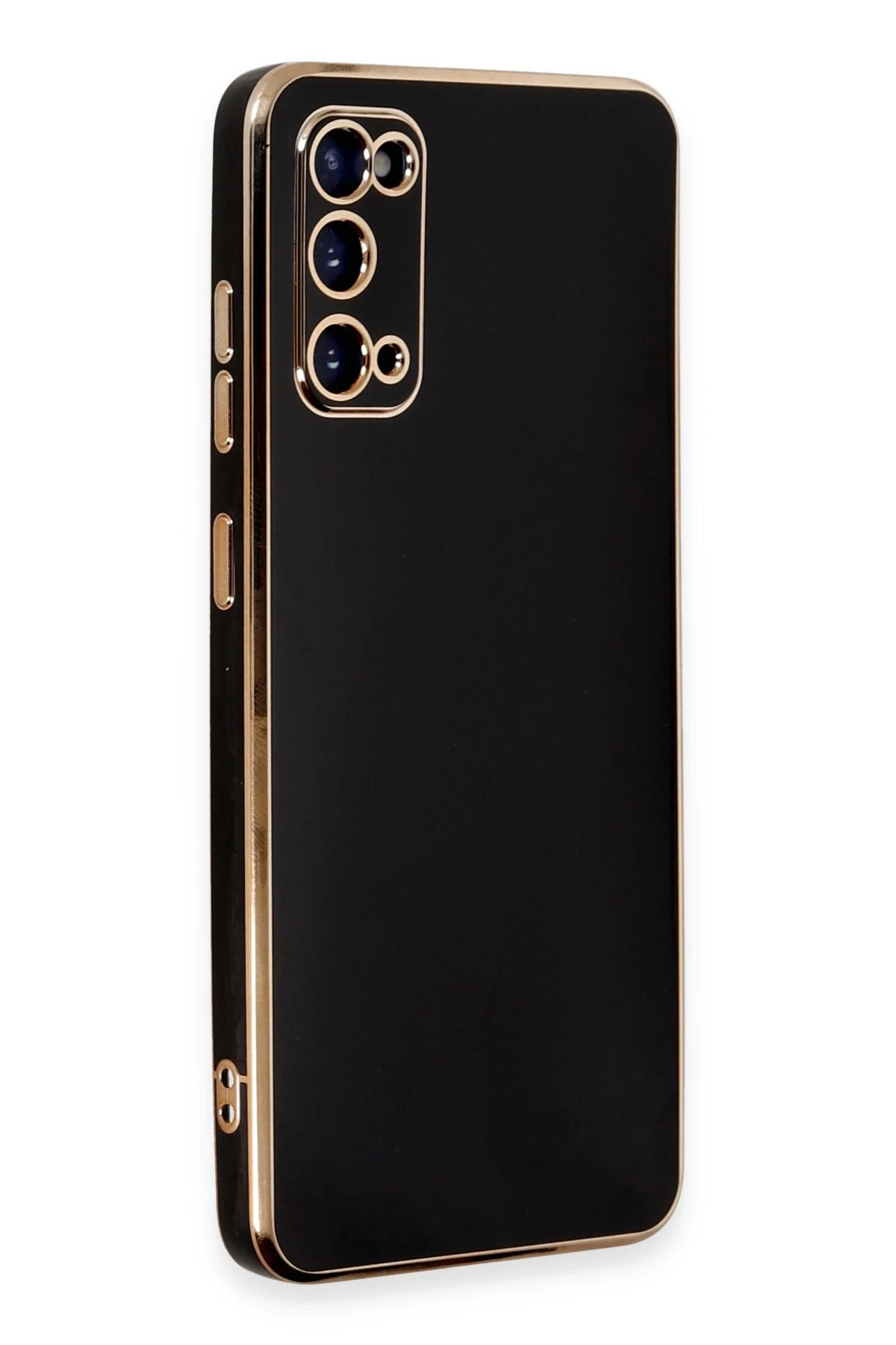 Newface Samsung Galaxy S20 Kılıf Volet Silikon - Siyah