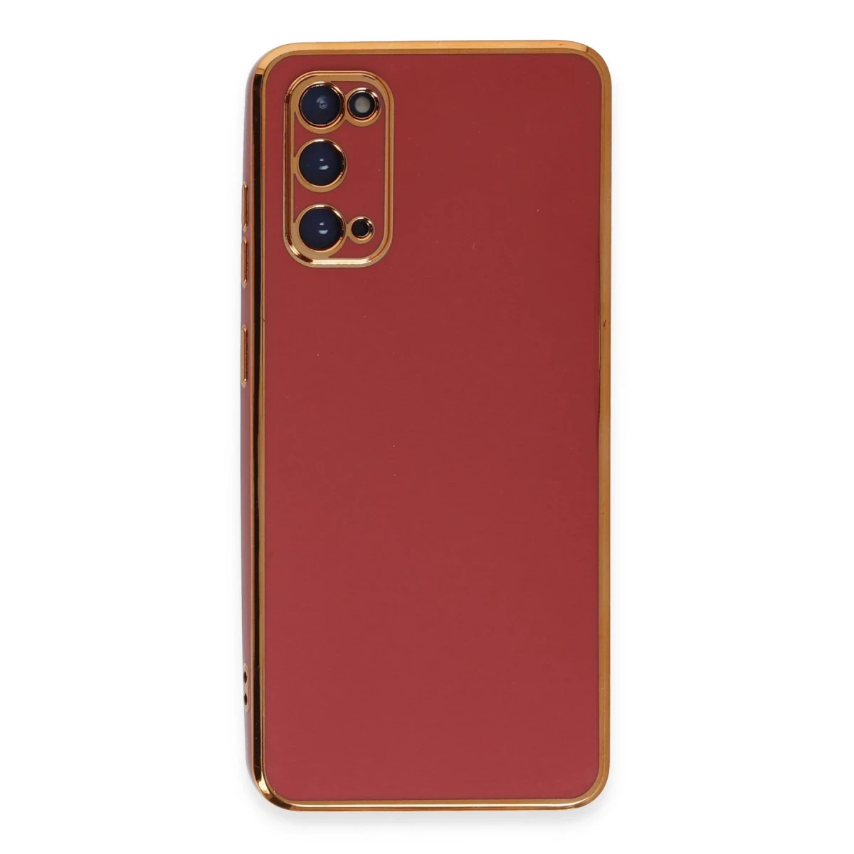 Newface Samsung Galaxy S20 Kılıf Volet Silikon - Kırmızı