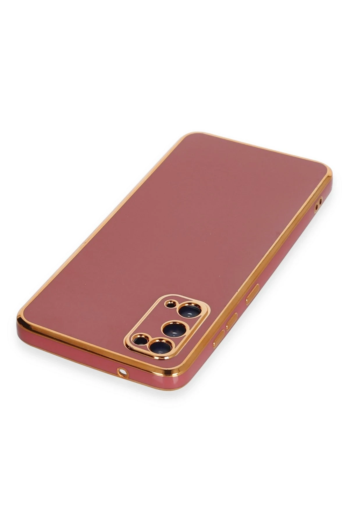 Newface Samsung Galaxy S20 Kılıf Volet Silikon - Kırmızı