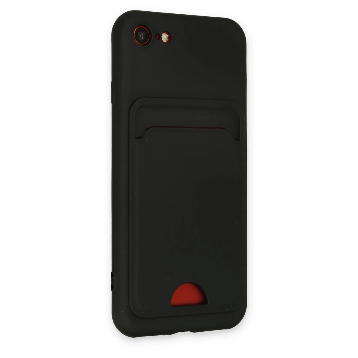 Newface Apple iPhone 7 Kılıf Kelvin Kartvizitli Silikon - Siyah — görsel 5