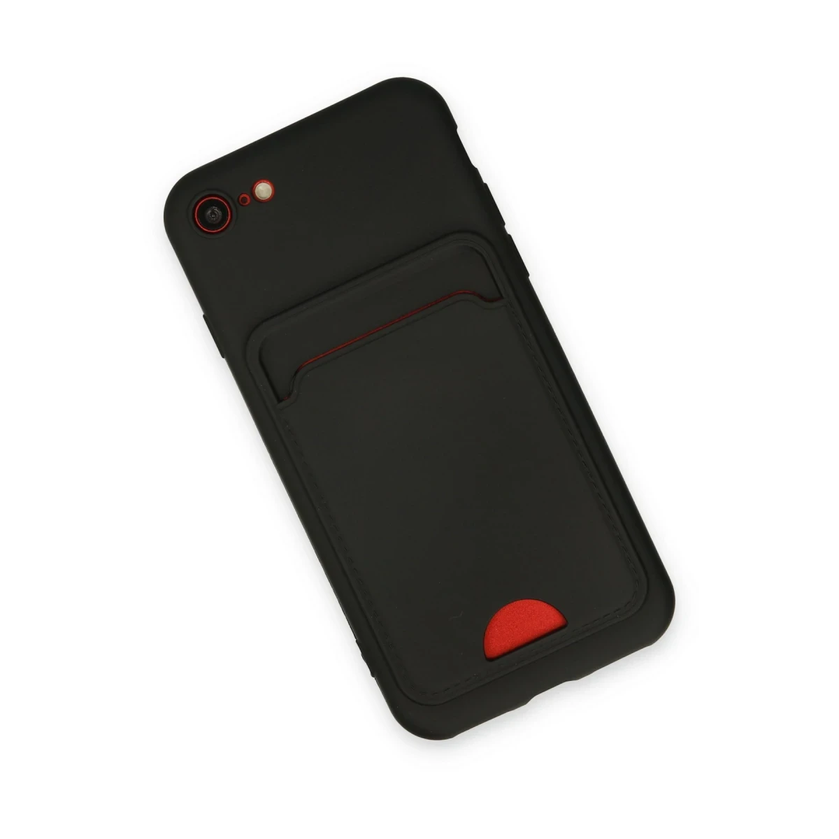 Newface Apple iPhone 7 Kılıf Kelvin Kartvizitli Silikon - Siyah — görsel 6