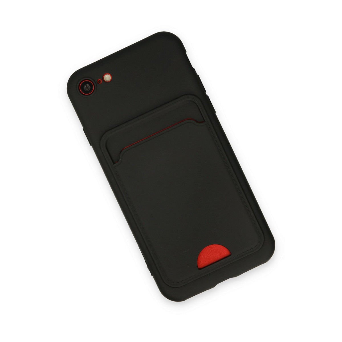 Newface Apple iPhone 7 Kılıf Kelvin Kartvizitli Silikon - Siyah — görsel 9