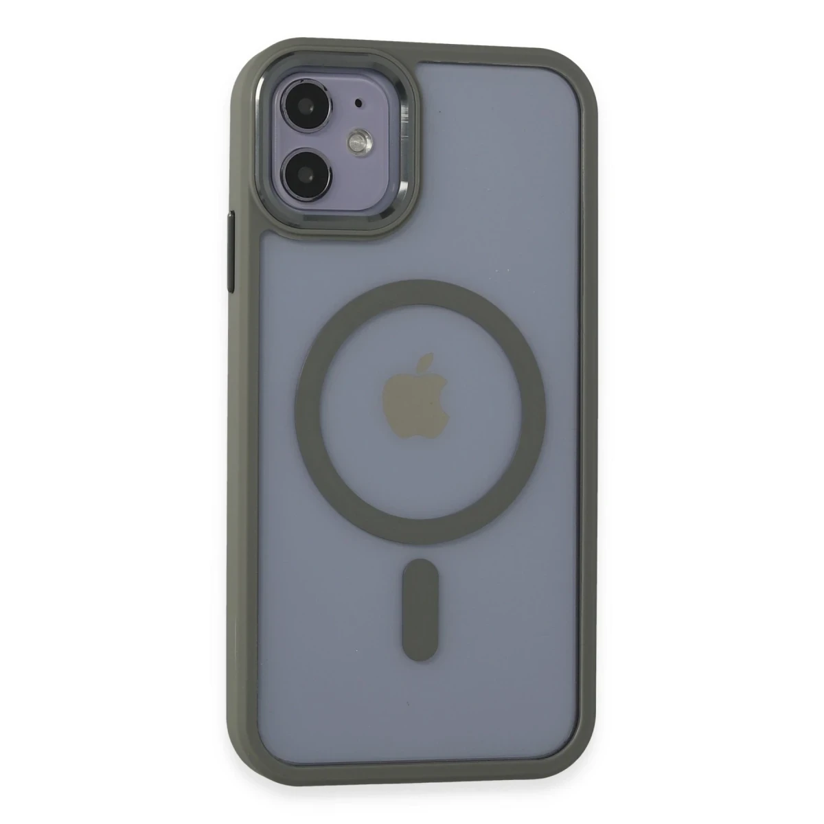 Newface Apple iPhone 11 Kılıf Room Magneticsafe Silikon - Gri — görsel 5