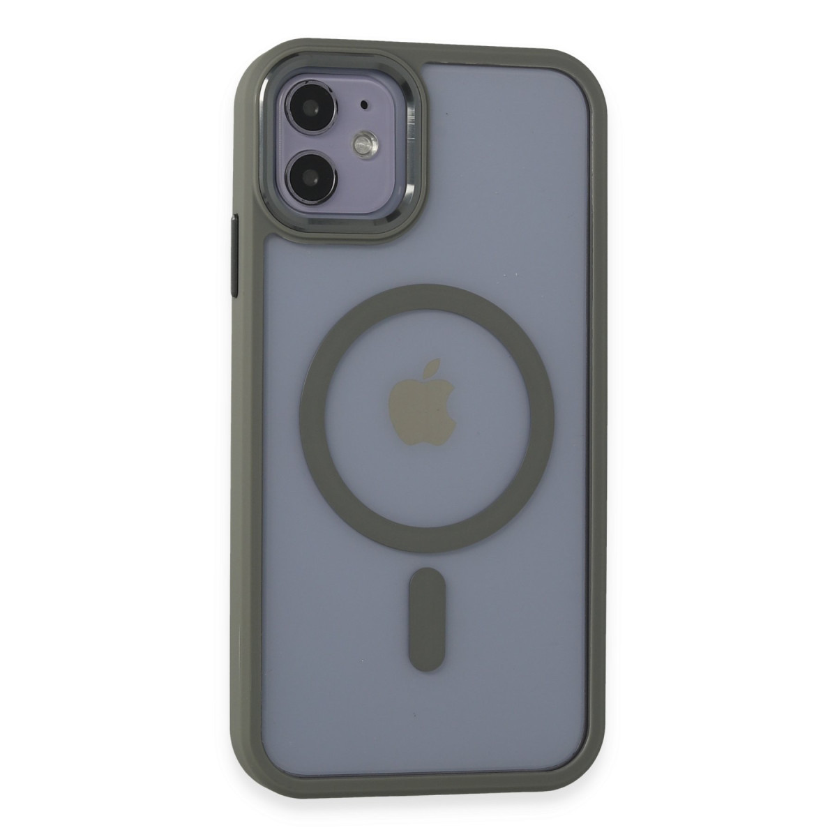 Newface Apple iPhone 11 Kılıf Room Magneticsafe Silikon - Gri — görsel 9