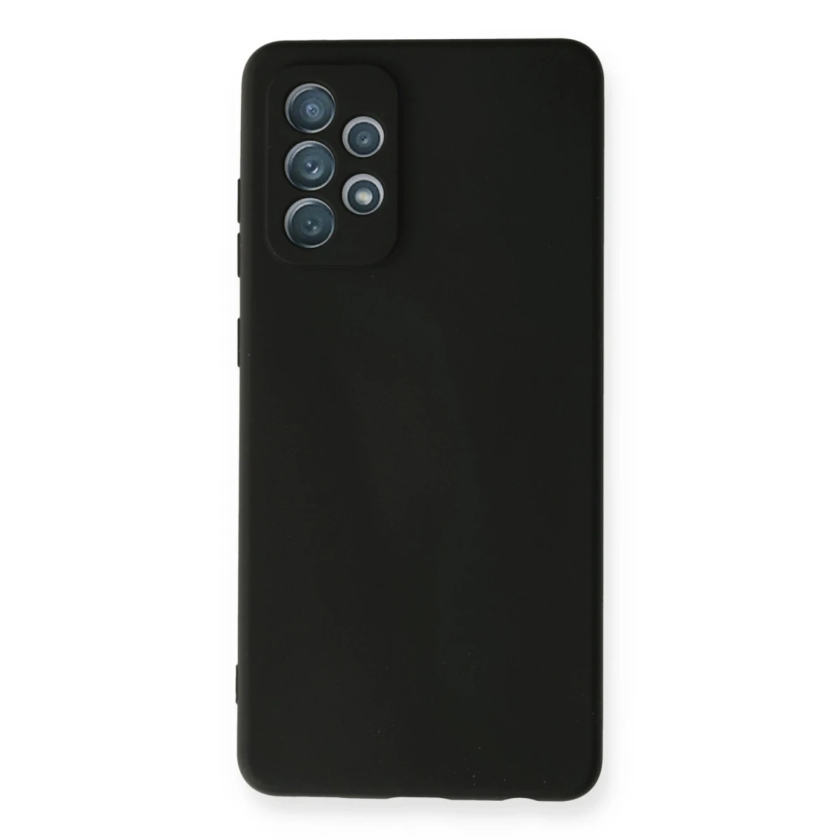 Newface Samsung Galaxy A72 Kılıf Nano içi Kadife Silikon - Siyah — görsel 4