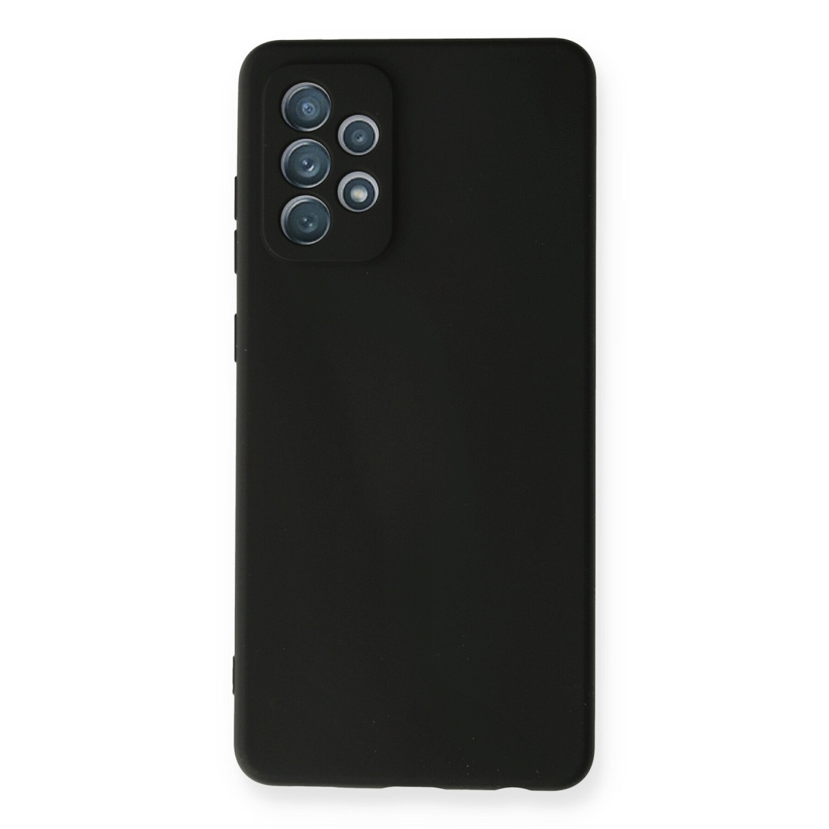 Newface Samsung Galaxy A72 Kılıf Nano içi Kadife Silikon - Siyah — görsel 7