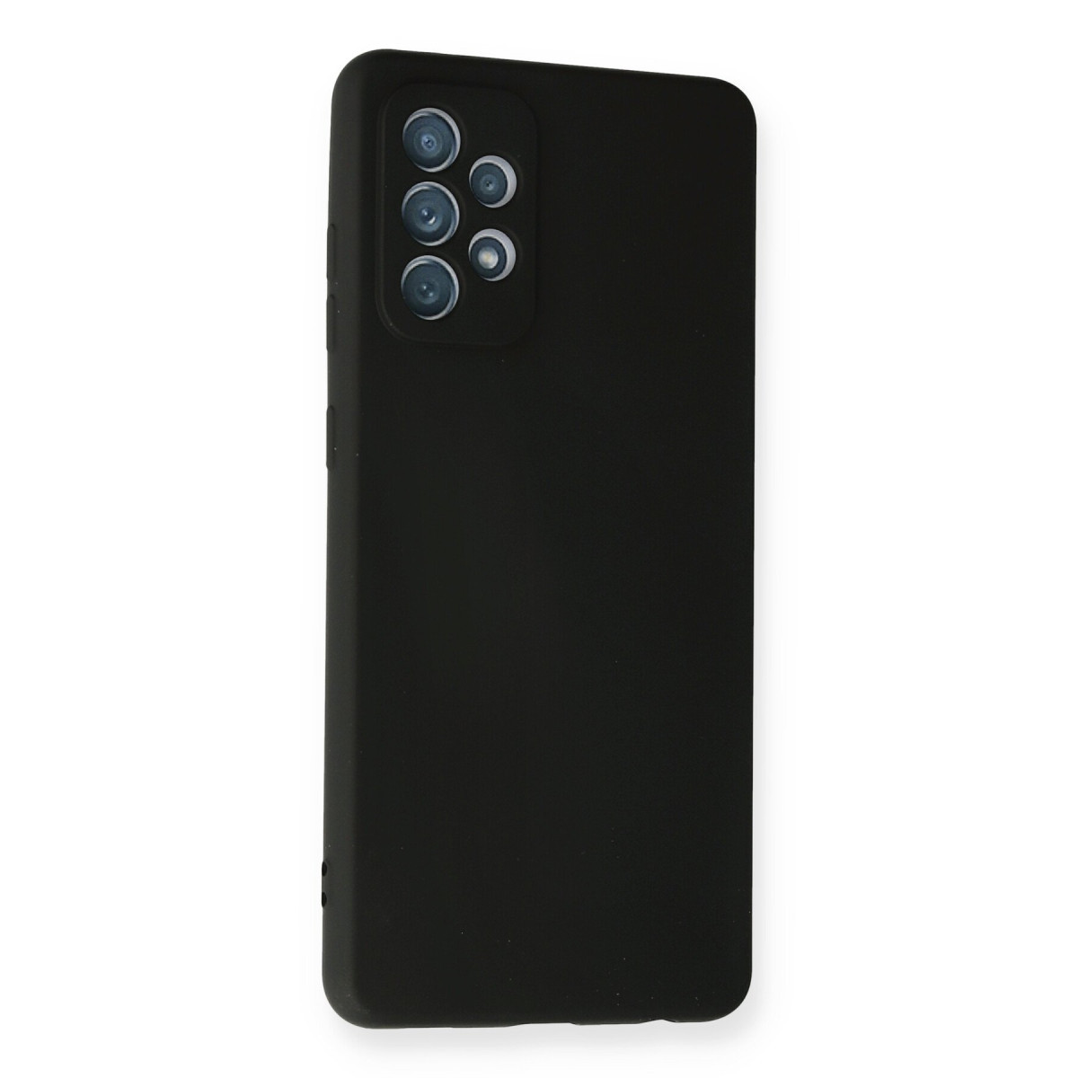 Newface Samsung Galaxy A72 Kılıf Nano içi Kadife Silikon - Siyah — görsel 8