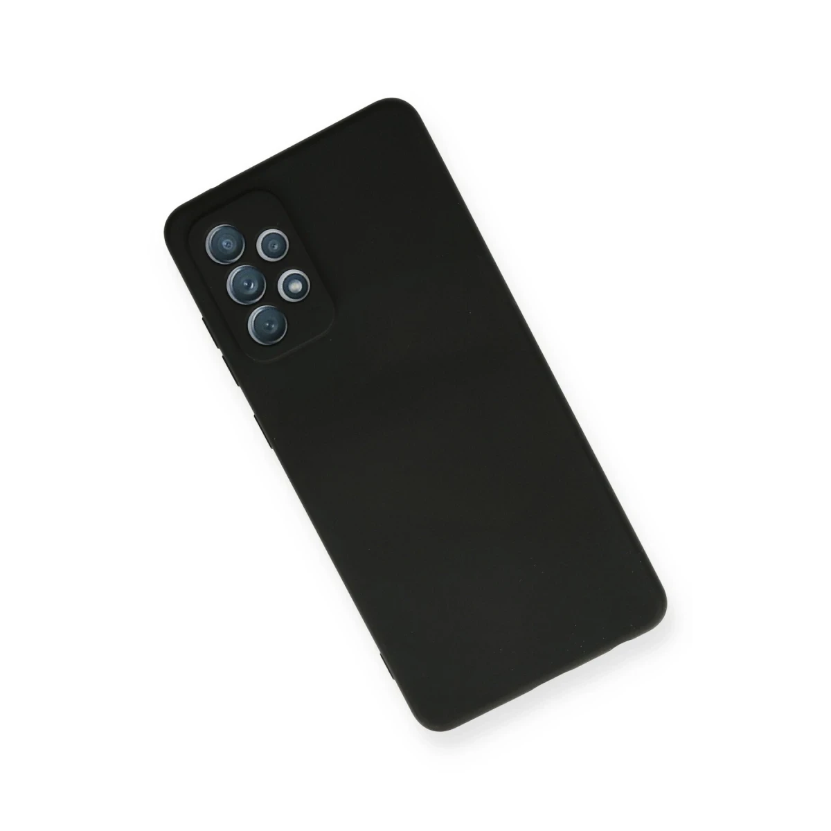Newface Samsung Galaxy A72 Kılıf Nano içi Kadife Silikon - Siyah — görsel 6