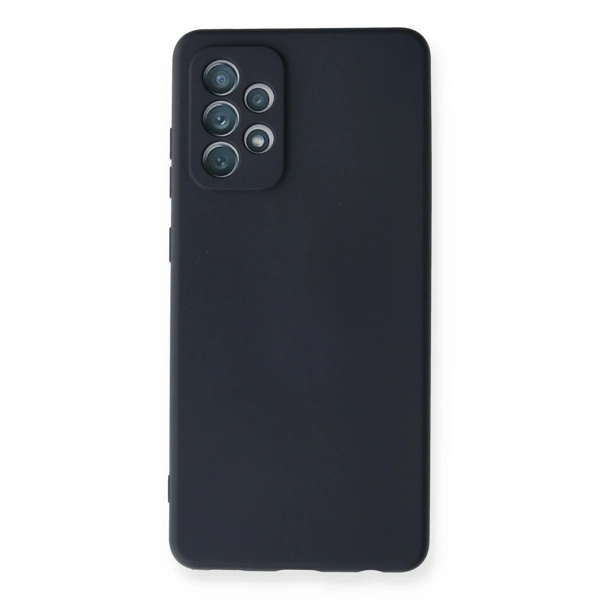 Samsung Galaxy A72 Kılıf Nano içi Kadife Silikon - Lacivert