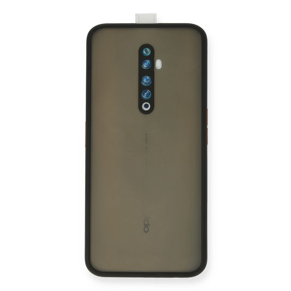 Newface Oppo Reno 2Z Kılıf Montreal Silikon Kapak - Siyah — görsel 4