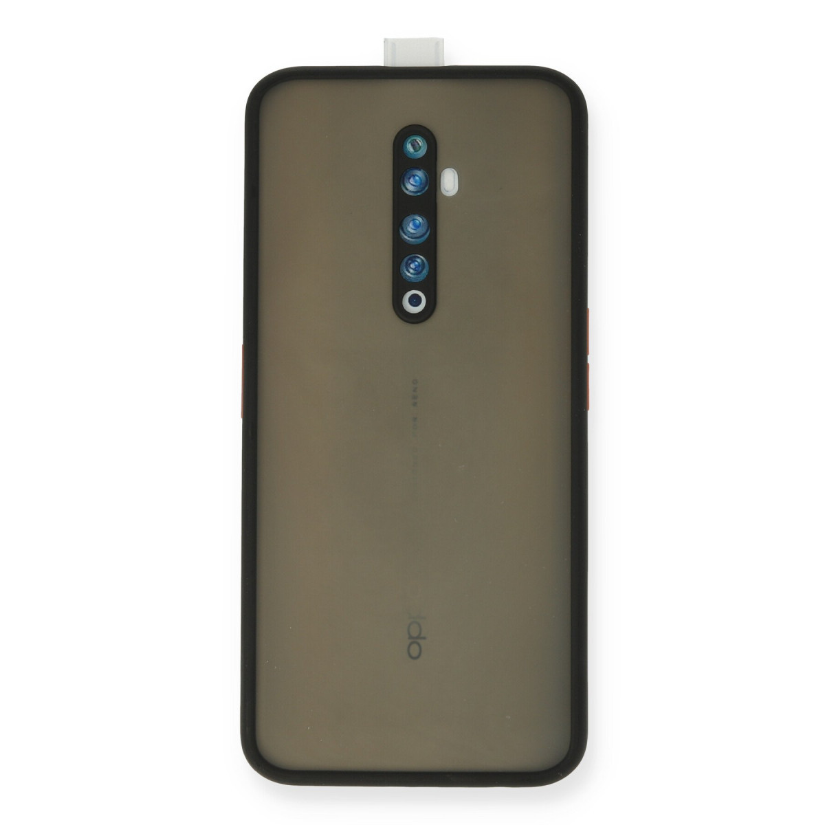 Newface Oppo Reno 2Z Kılıf Montreal Silikon Kapak - Siyah — görsel 7