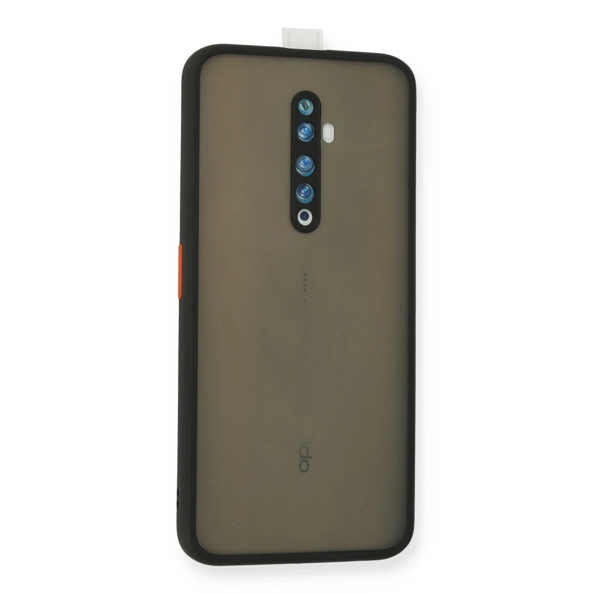 Newface Oppo Reno 2Z Kılıf Montreal Silikon Kapak - Siyah — görsel 6