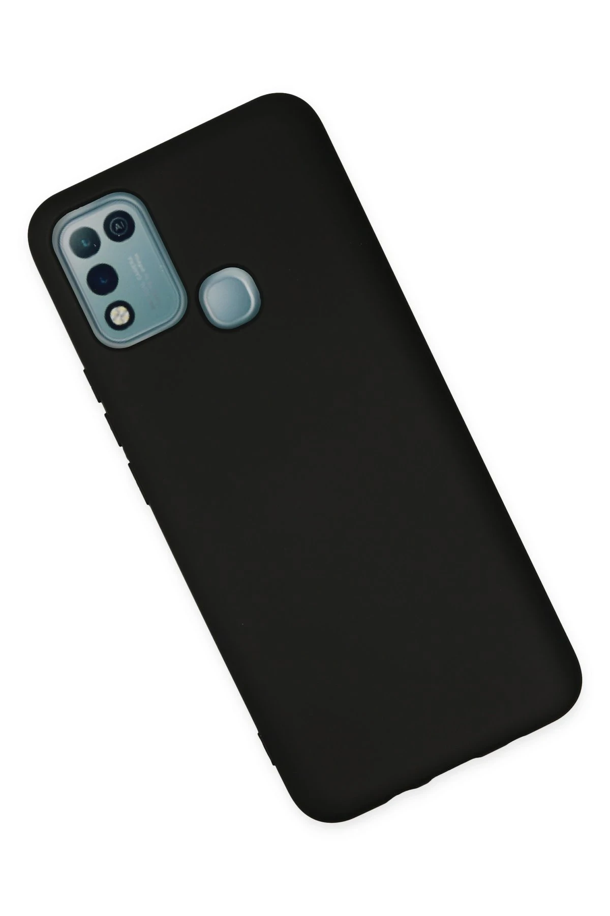 Newface İnfinix Hot 10 Play Kılıf Nano içi Kadife Silikon - Siyah