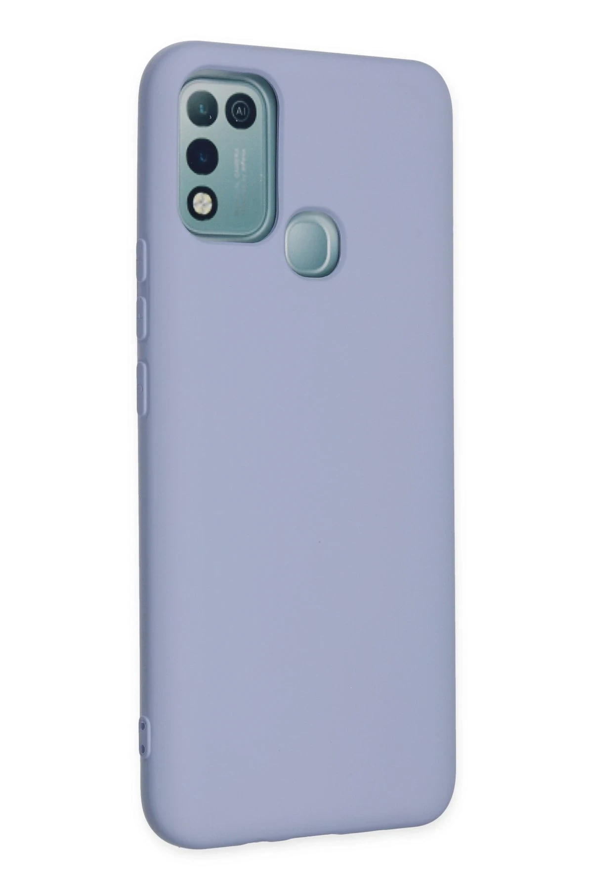 Newface İnfinix Hot 10 Play Kılıf Nano içi Kadife Silikon - Lila